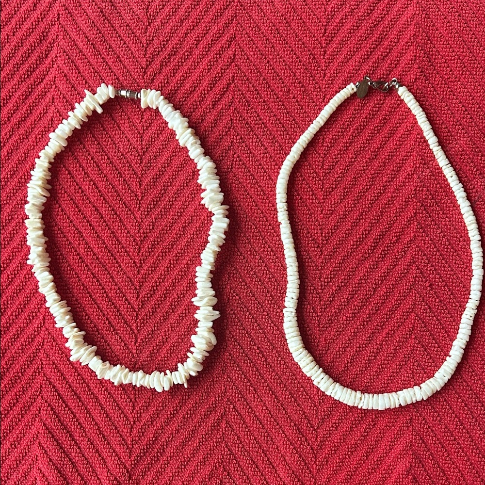 White Shell Necklace Set